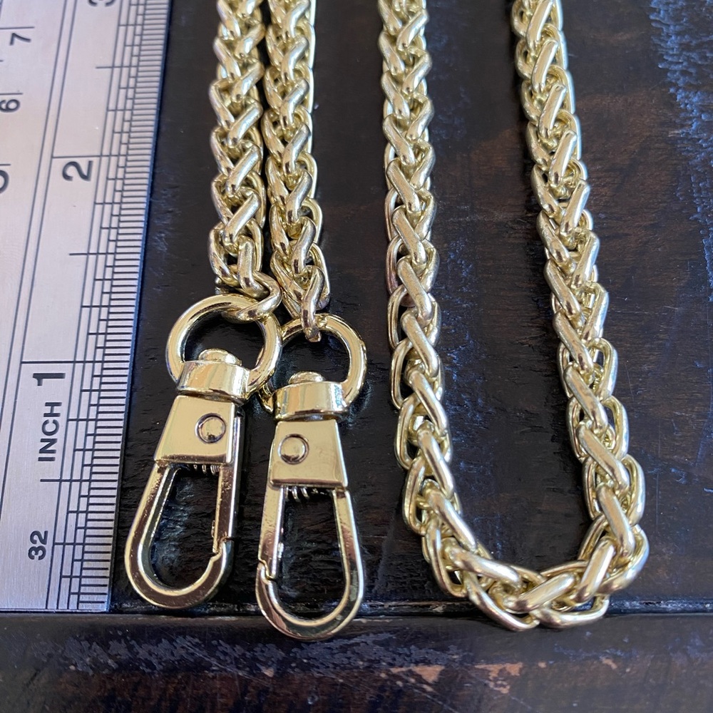 Gold Rope Chain Bag Straps